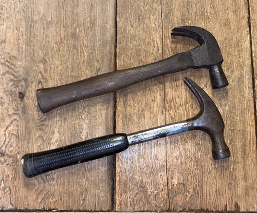Vintage stanley claw hammers - stanley,