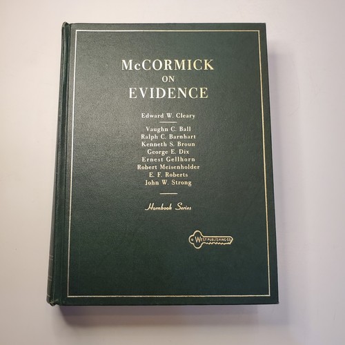 Mccormick evidence hornbook - on,