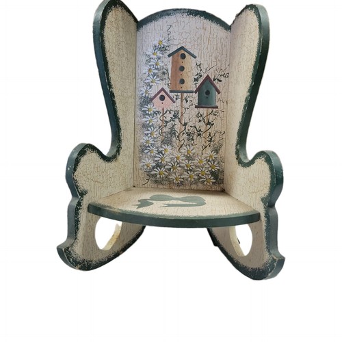 Sedia dondolo vintage in - vintage,