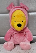 Peluche pupazzo Disney Winnie the Pooh vestito da maiale maialino 20 cm 