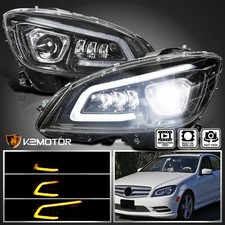 Fits Black 2008-2011 Benz W204