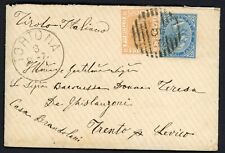 Regno - 20 cent + 10 cent (Sassone 28 + 27) applicati a tete beche