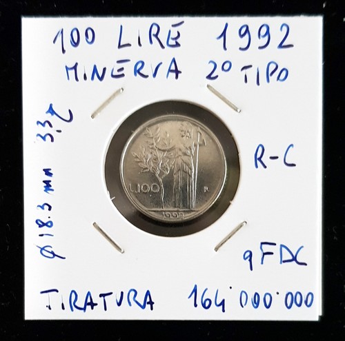 Italia 100 lire 1991 - 100,