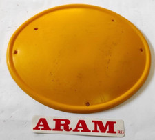 Tabella ovale portanumero anteriore bombata NAVA per  regolarità epoca