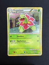 Pokemon Meganium 26/123 Heart Gold Soul Silver Rara Holo ITA Carte Nintendo