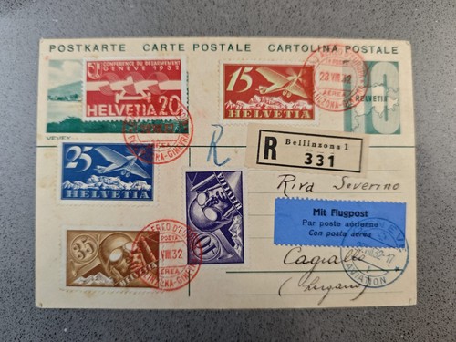 Svizzera 1932 cartolina - svizzera,