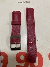 Swatch Cinturino PELLE ROSSA