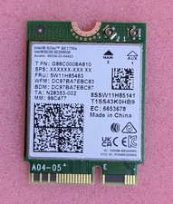 Intel Killer Wi-Fi 7 x Be1750 2230 BE Nic WLAN 5800 Mbps BE200.NGWG.NVX