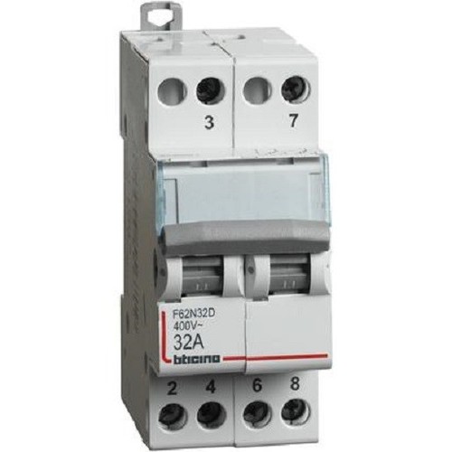 Deviatore 2na 32a guida din - 32a,