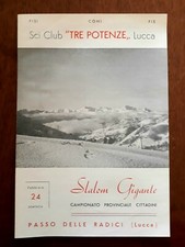 GARA DI SCI SLALOM GIGANTE ABETONE 1957 