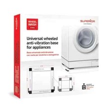 Base Antivibrazione Regolabile con Ruote per Lavatrice o Asciugatrice SUPERIOR