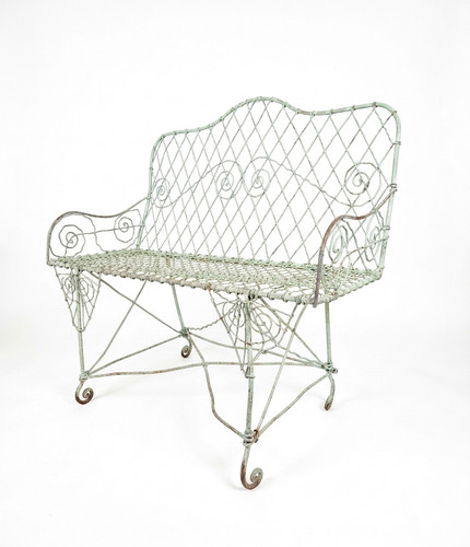 Vintage wrought iron - iron, garden