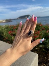 Anello In Argento 925 Zaffiro