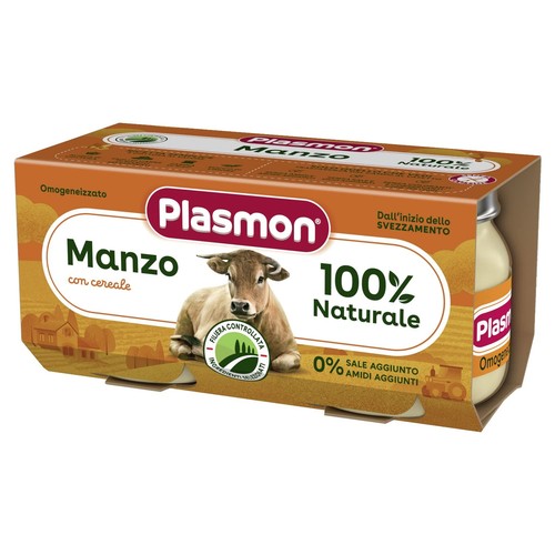 Plasmon omogeneizzato manzo - plasmon,