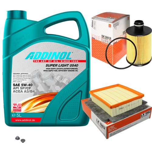 Mahle controllo set addinol - mahle, 5l