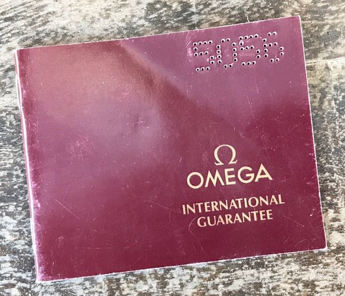 Omega vintage guarantee - omega,