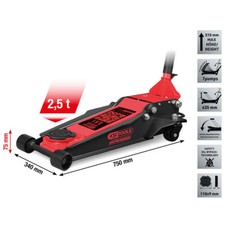 CRIC AUTO A CARRELLO