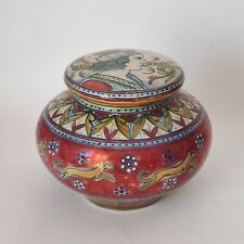 Potiche a lustro metallico di