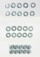 Kit Dadi + Rondelle M7 Banco Motore Restauro Piaggio Vespa 50 80 90 125 150 200