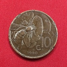 Italy 1920 10 Centesimi coin