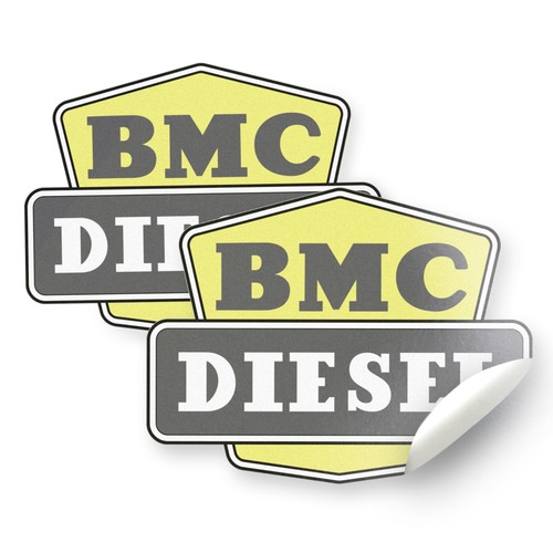 Adesivo distintivo bmc - bmc, diesel