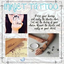 Adesivo temporaneo body art