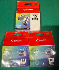 6 cartucce Canon 15 16 BK