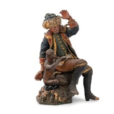 Antico Personaggio Presepe Di