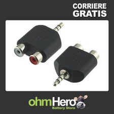 Adattatore Stereo: 2X RCA