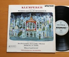 SAX 2417 ED1 Klemperer Conducts Weber Gluck Humperdinck NEAR MINT Columbia B/S