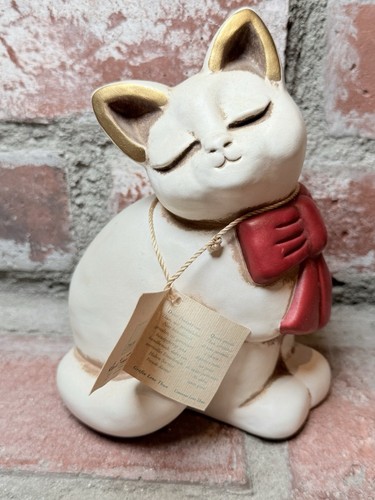 Statuina gatto ceramica
