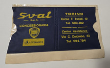 portabollo vintage SVAT concessionaria LANCIA AUTOBIANCHI  originale epoca 60/70