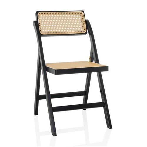 Sedia pieghevole rattan - in,