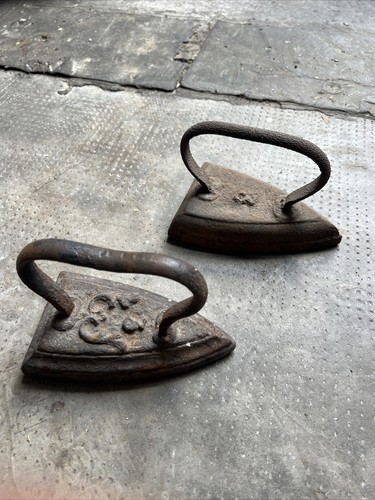 Coppia antico ferro - antico, da