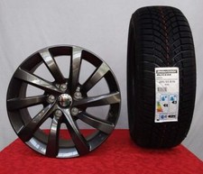 CERCHI IN LEGA 16 ORIGINALI ALFA ROMEO GIULIETTA + GOMME TERMICHE 205 55 16 NEVE