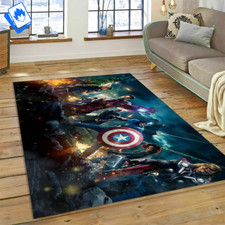 Tappeto Supereroi 120x160cm All Personaggi Supereroi Avangers Marvel Dc Comics