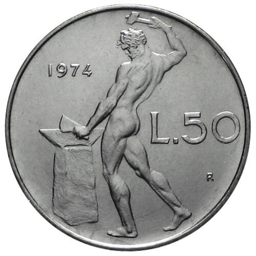 Lire 1974 vulcano - 1974,