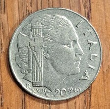 1940 Italy 20 Centesimi