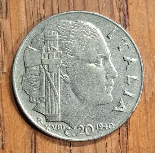 1940 italy centesimi - italy, 20