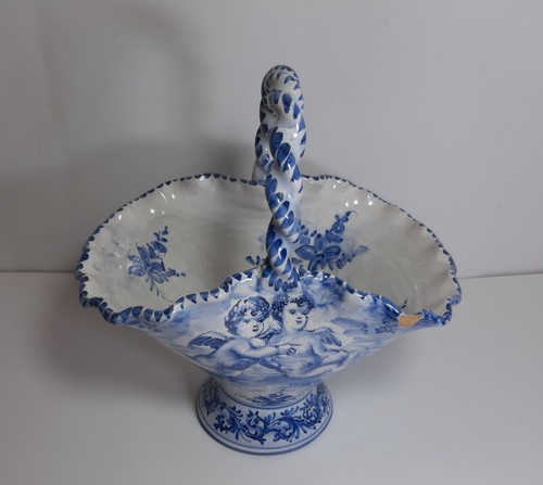 Cestino ceramica barile - cestino, g.