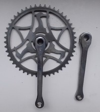 Guarnitura  bici inglese sport marcata RALEIGH in acciaio denti 48, Bianchi