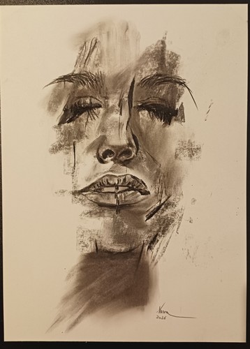 Disegno carboncino - a,