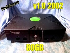 Console Xbox Classic 1.0 2002 80gb + Cavo RCA Tv Primo Modello Arcade Retro