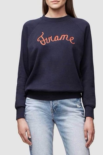 Felpa con logo denim - in,