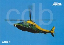 DEPLIANT BROCHURE- PROSPECTUS- ELICOTTERO  AGUSTA  A109 C-FINANZA HELICOPTER