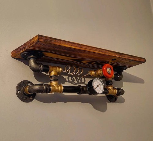 Scaffalatura steampunk - scaffalatura,