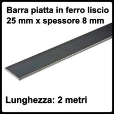 barra in ferro liscio piatto