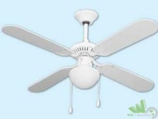 VENTILATORE LAMPADARIO A SOFFITTO FLY 105CM 4 PALE 3 VELOCITà LAMPADA 60 WATT