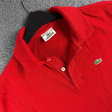 Polo Lacoste bambino 16 rossa