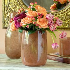 Vaso in vetro amaranto